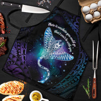 Polynesian Tala Manta Ray Apron Nowhere You Could Go That I Won't Be With You - Polynesian Pride