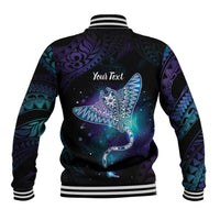 Polynesian Tala Manta Ray Baseball Jacket Nowhere You Could Go That I Won't Be With You LT7 - Polynesian Pride