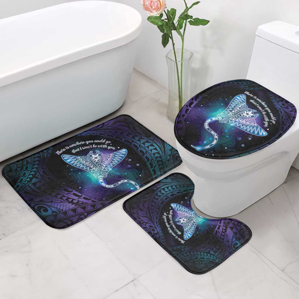 Polynesian Tala Manta Ray Bathroom Set Nowhere You Could Go That I Won't Be With You - Polynesian Pride