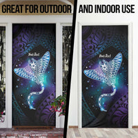 Polynesian Tala Manta Ray Door Cover Nowhere You Could Go That I Won't Be With You - Polynesian Pride