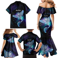 Polynesian Tala Manta Ray Family Matching Mermaid Dress and Hawaiian Shirt Nowhere You Could Go That I Won't Be With You LT7 - Polynesian Pride