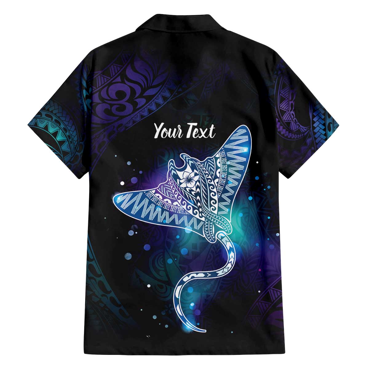 Polynesian Tala Manta Ray Family Matching Off The Shoulder Long Sleeve Dress and Hawaiian Shirt Nowhere You Could Go That I Won't Be With You - Polynesian Pride