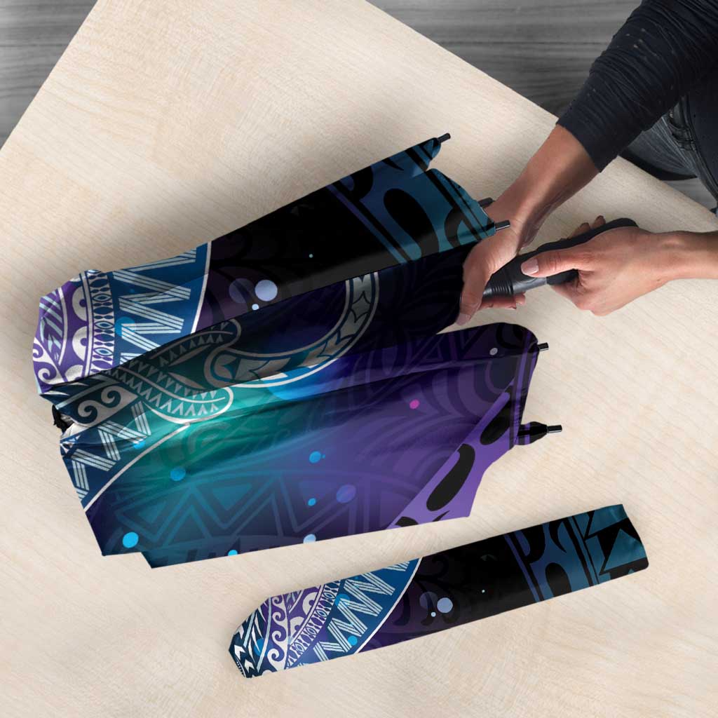 Polynesian Tala Manta Ray Umbrella Nowhere You Could Go That I Won't Be With You - Polynesian Pride