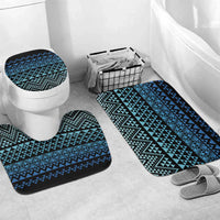 Maori Niho Taniwha Te Wheiao Bathroom Set Moana Blue - Polynesian Pride