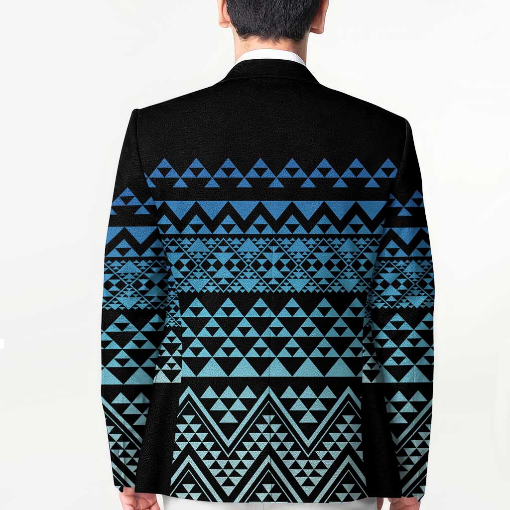 Maori Niho Taniwha Te Wheiao Blazer Moana Blue LT7 - Polynesian Pride