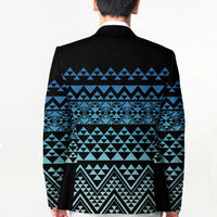 Maori Niho Taniwha Te Wheiao Blazer Moana Blue LT7 - Polynesian Pride