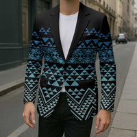 Maori Niho Taniwha Te Wheiao Blazer Moana Blue LT7 - Polynesian Pride