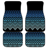 Maori Niho Taniwha Te Wheiao Car Mats Moana Blue LT7 - Polynesian Pride