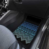 Maori Niho Taniwha Te Wheiao Car Mats Moana Blue LT7 - Polynesian Pride