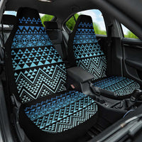Maori Niho Taniwha Te Wheiao Car Seat Cover Moana Blue - Polynesian Pride