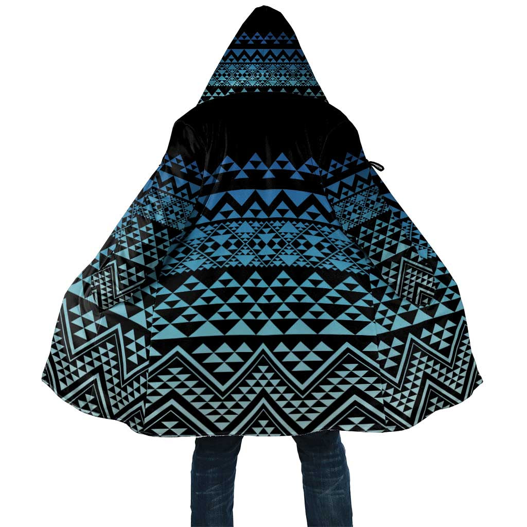 Maori Niho Taniwha Te Wheiao Cloak Moana Blue - Polynesian Pride