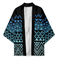 Maori Niho Taniwha Te Wheiao Kimono Moana Blue LT7 Unisex Blue - Polynesian Pride