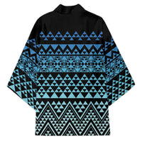 Maori Niho Taniwha Te Wheiao Kimono Moana Blue LT7 - Polynesian Pride