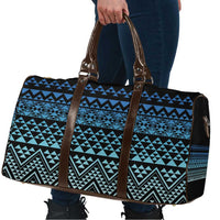 Maori Niho Taniwha Te Wheiao Travel Bag Moana Blue - Polynesian Pride
