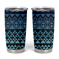 Maori Niho Taniwha Te Wheiao Tumbler Cup Moana Blue - Polynesian Pride