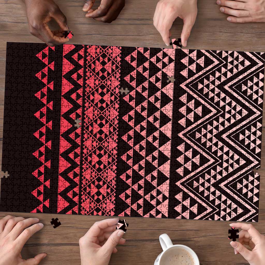 Maori Niho Taniwha Te Wheiao Puzzle Terracotta - Polynesian Pride