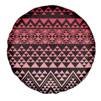 Maori Niho Taniwha Te Wheiao Spare Tire Cover Terracotta - Polynesian Pride