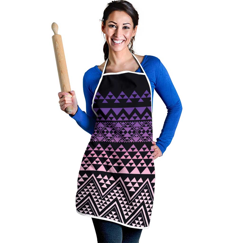 Maori Niho Taniwha Te Wheiao Apron Waiporoporo - Polynesian Pride