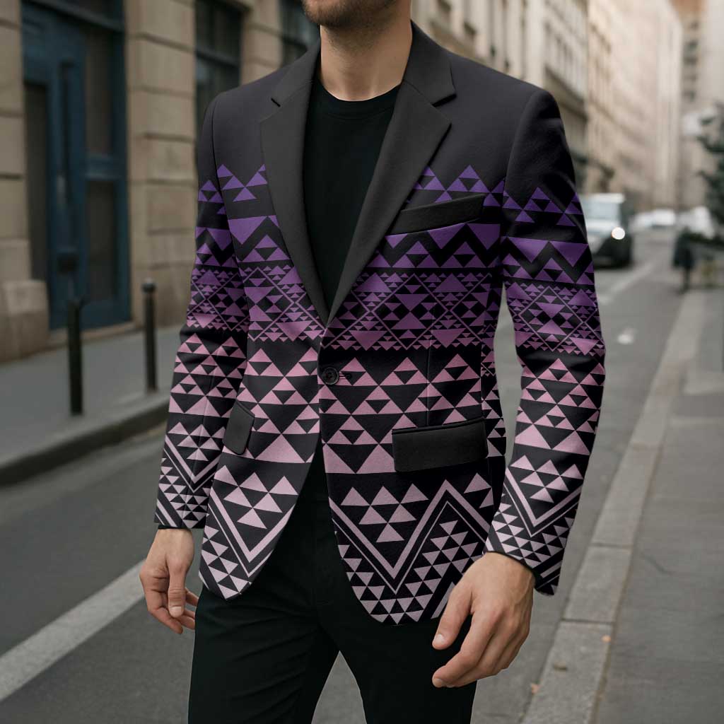 Maori Niho Taniwha Te Wheiao Blazer Waiporoporo - Polynesian Pride