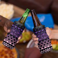 Maori Niho Taniwha Te Wheiao 4 in 1 Can Cooler Tumbler Waiporoporo - Polynesian Pride