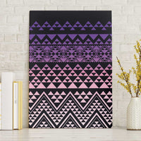 Maori Niho Taniwha Te Wheiao Canvas Wall Art Waiporoporo - Polynesian Pride