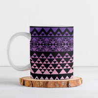 Maori Niho Taniwha Te Wheiao Ceramic Mug Waiporoporo - Polynesian Pride