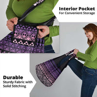 Maori Niho Taniwha Te Wheiao Grocery Bag Waiporoporo - Polynesian Pride