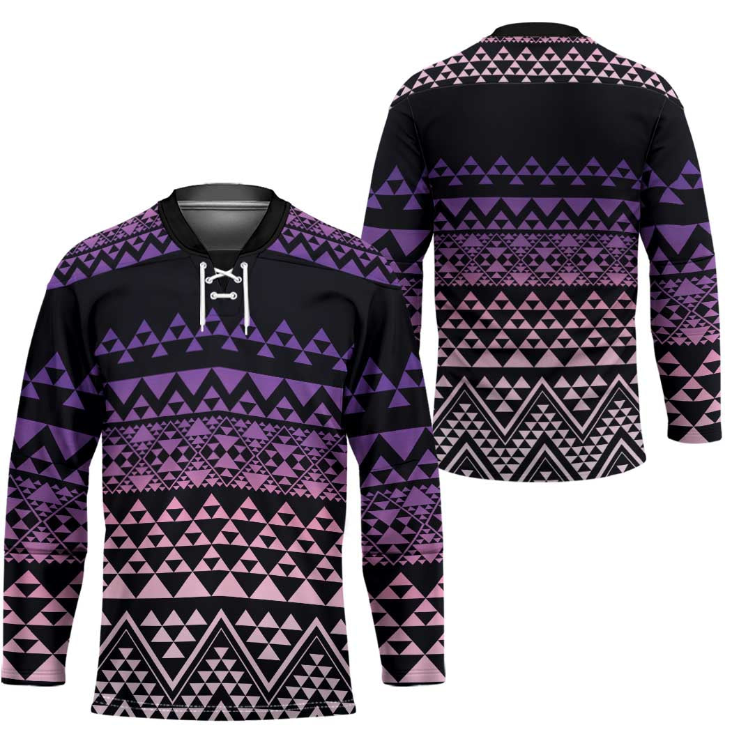 Maori Niho Taniwha Te Wheiao Hockey Jersey Waiporoporo - Polynesian Pride