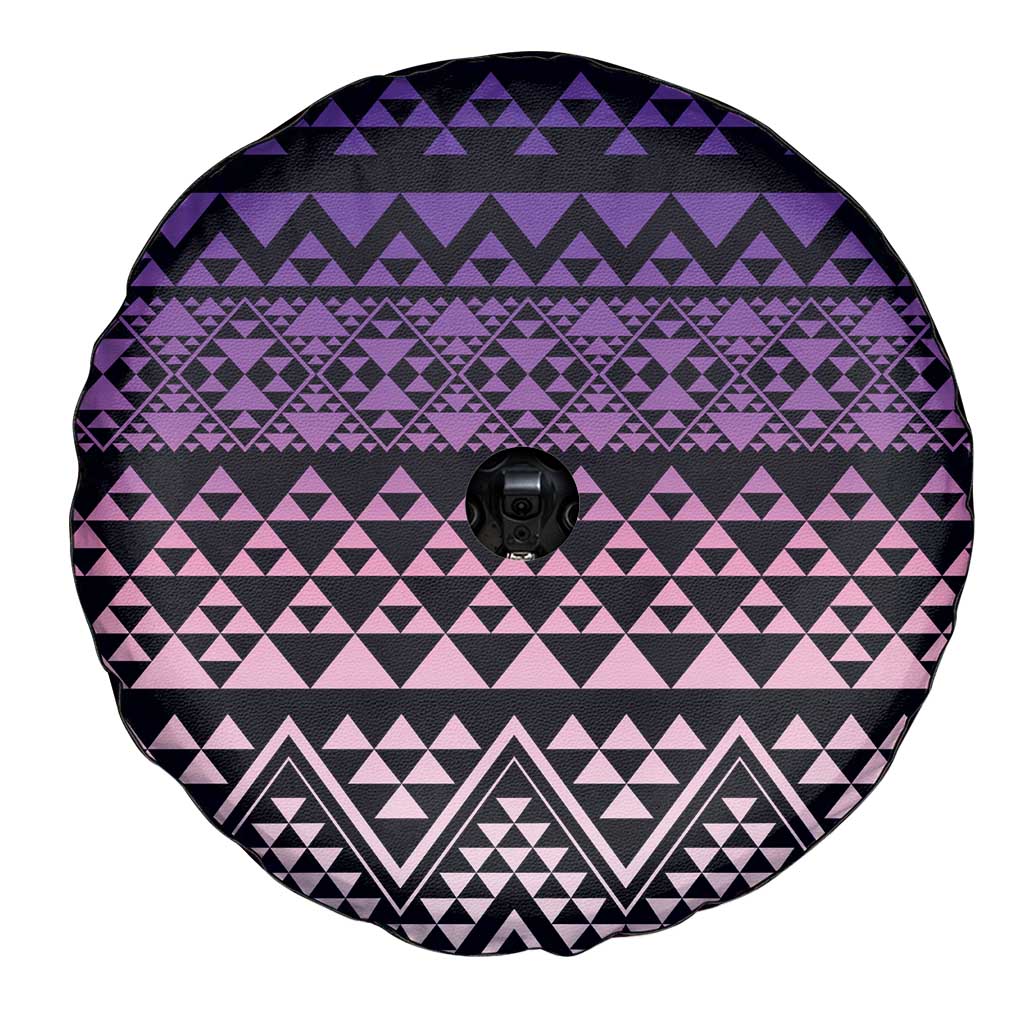 Maori Niho Taniwha Te Wheiao Spare Tire Cover Waiporoporo - Polynesian Pride