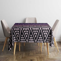 Maori Niho Taniwha Te Wheiao Tablecloth Waiporoporo - Polynesian Pride