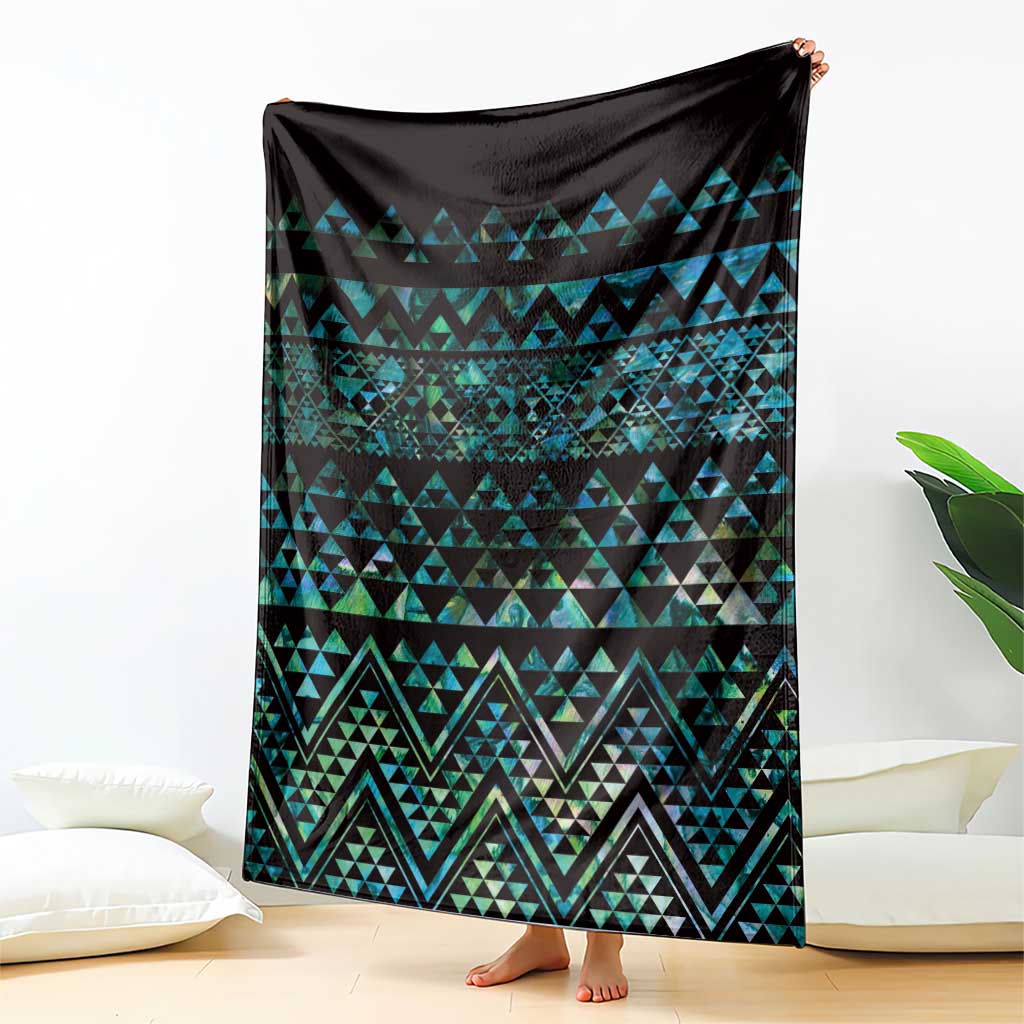 Maori Niho Taniwha Te Wheiao Blanket Paua Shell - Polynesian Pride