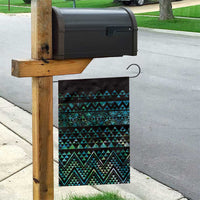 Maori Niho Taniwha Te Wheiao Garden Flag Paua Shell - Polynesian Pride