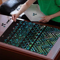 Maori Niho Taniwha Te Wheiao Puzzle Paua Shell - Polynesian Pride