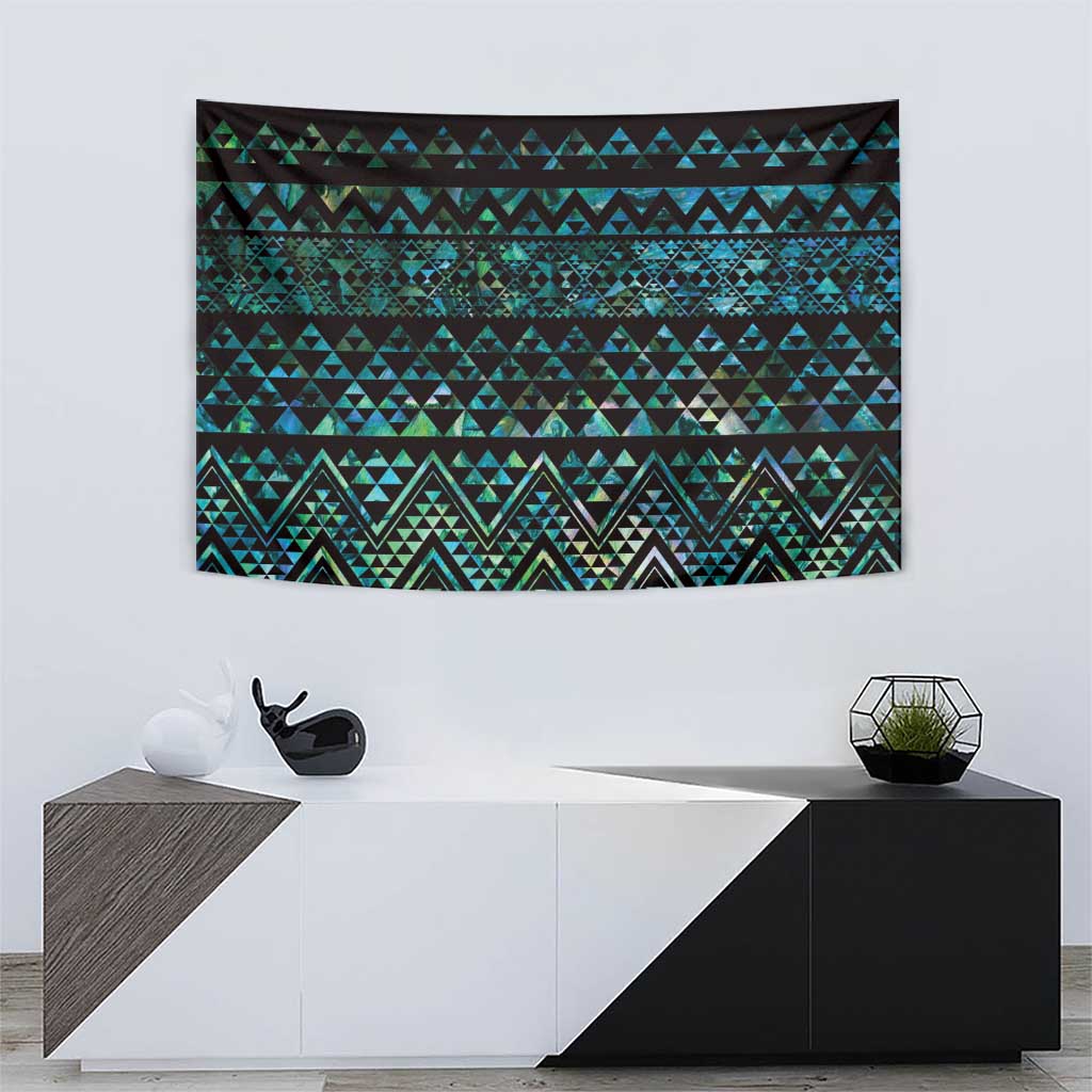 Maori Niho Taniwha Te Wheiao Tapestry Paua Shell LT7 - Polynesian Pride