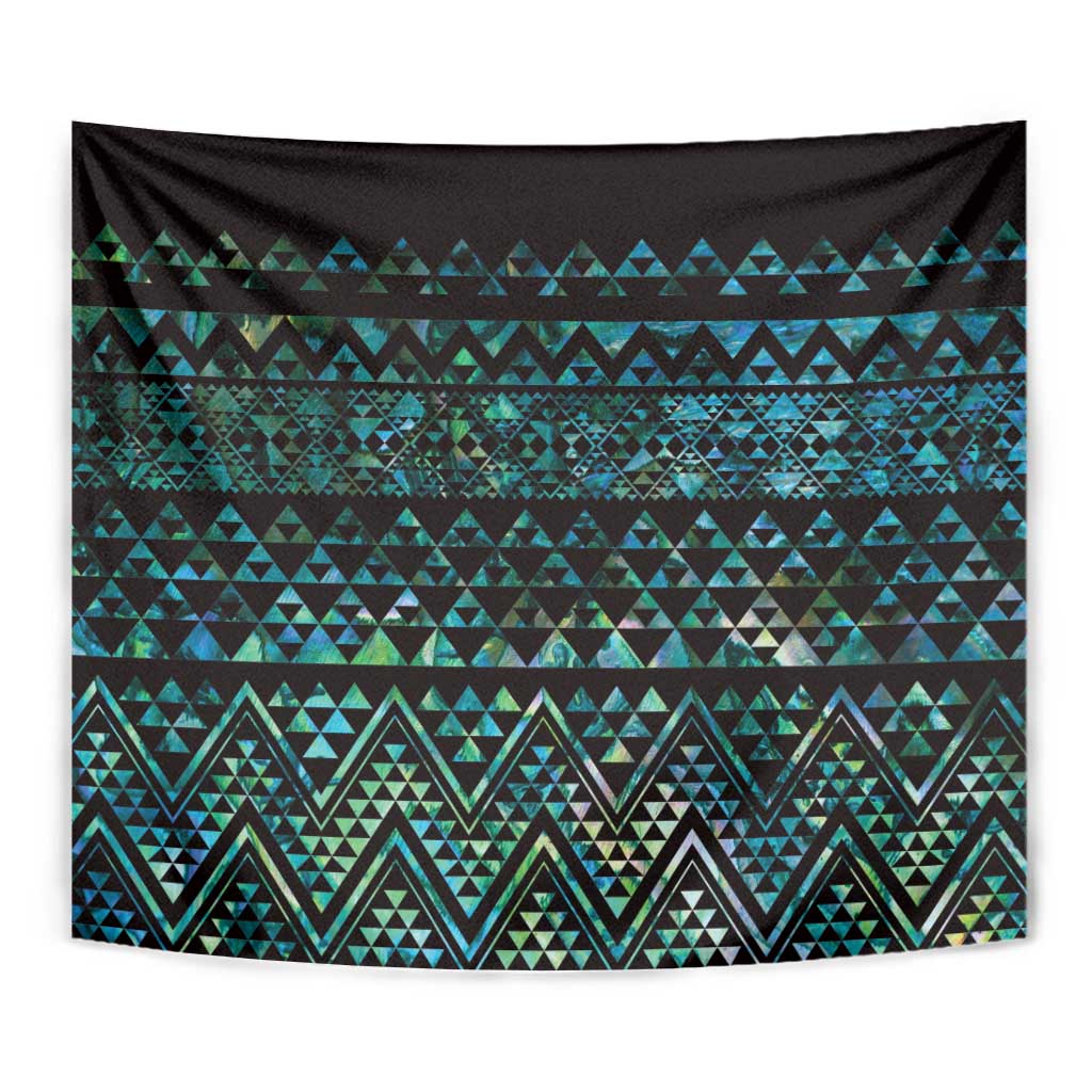 Maori Niho Taniwha Te Wheiao Tapestry Paua Shell LT7 - Polynesian Pride