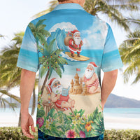 Tropical Christmas Funny Santa Hawaiian Shirt Beach Vacation LT7 - Polynesian Pride
