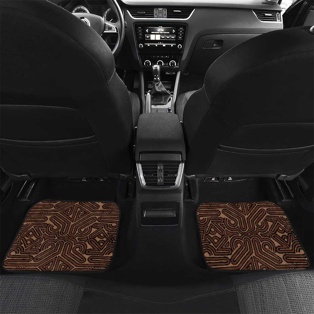Papua New Guinea Oro Tapa Motif Car Mats Classic