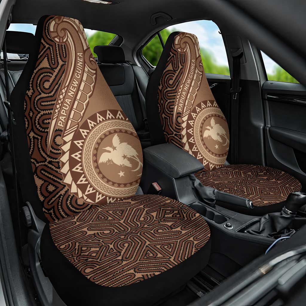 Papua New Guinea Oro Tapa Motif Car Seat Cover Classic