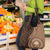 Papua New Guinea Oro Tapa Motif Grocery Bag Classic