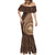 Papua New Guinea Oro Tapa Motif Mermaid Dress Classic