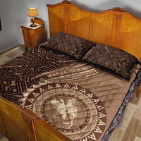 Papua New Guinea Oro Tapa Motif Quilt Bed Set Classic