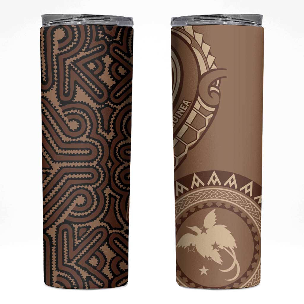 Papua New Guinea Oro Tapa Motif Skinny Tumbler Classic