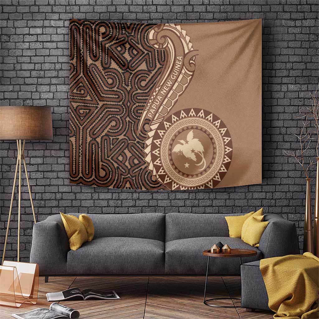 Papua New Guinea Oro Tapa Motif Tapestry Classic