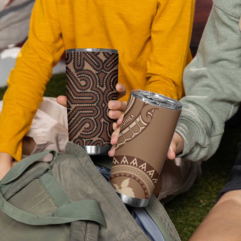 Papua New Guinea Oro Tapa Motif Tumbler Cup Classic