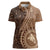 Papua New Guinea Oro Tapa Motif Women Polo Shirt Classic