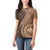 Papua New Guinea Oro Tapa Motif Women Polo Shirt Classic