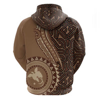 Papua New Guinea Oro Tapa Motif Zip Hoodie Classic