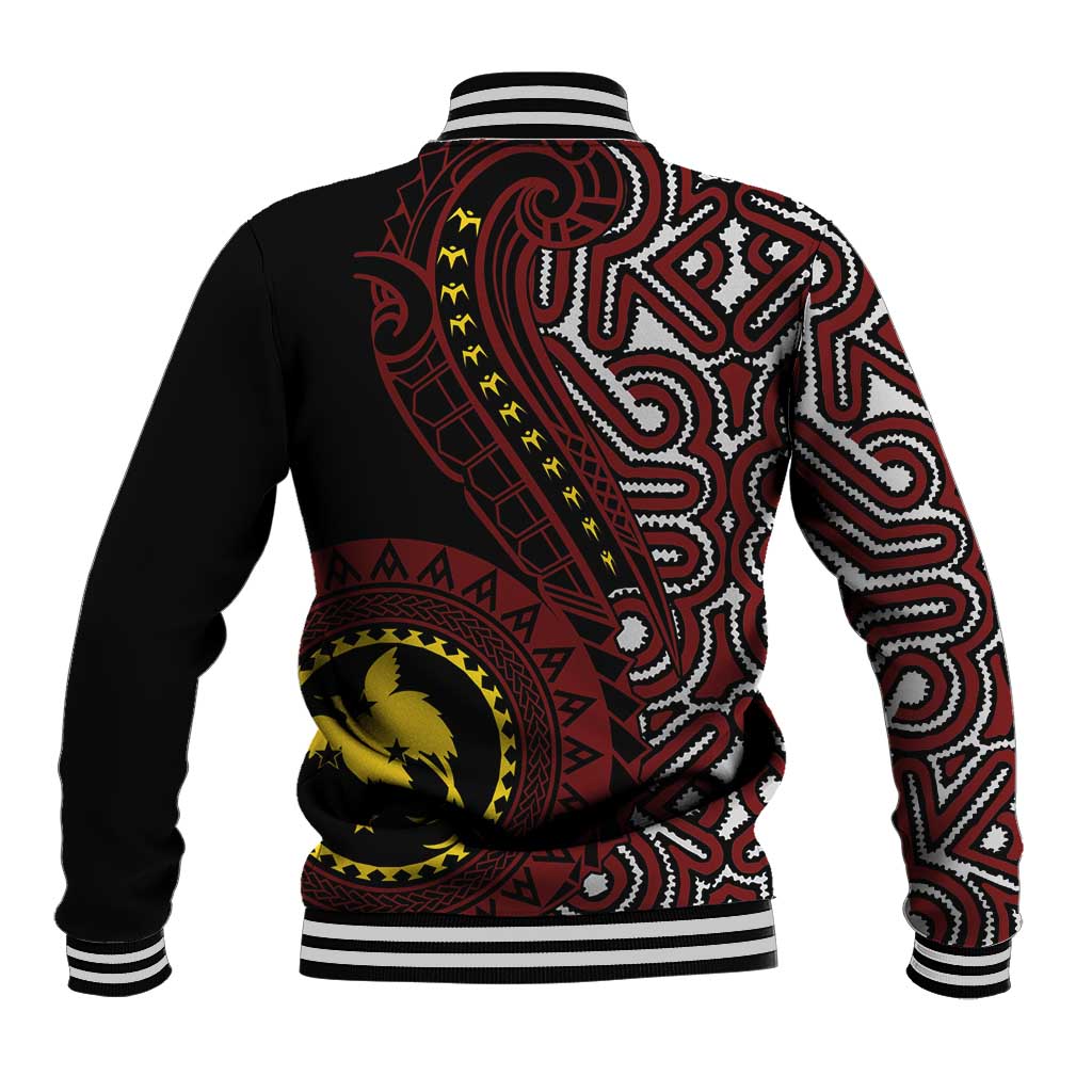 Papua New Guinea Oro Tapa Motif Baseball Jacket Special