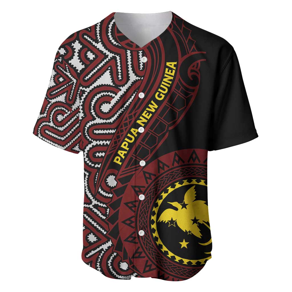 Papua New Guinea Oro Tapa Motif Baseball Jersey Special