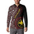 Papua New Guinea Oro Tapa Motif Button Sweatshirt Special